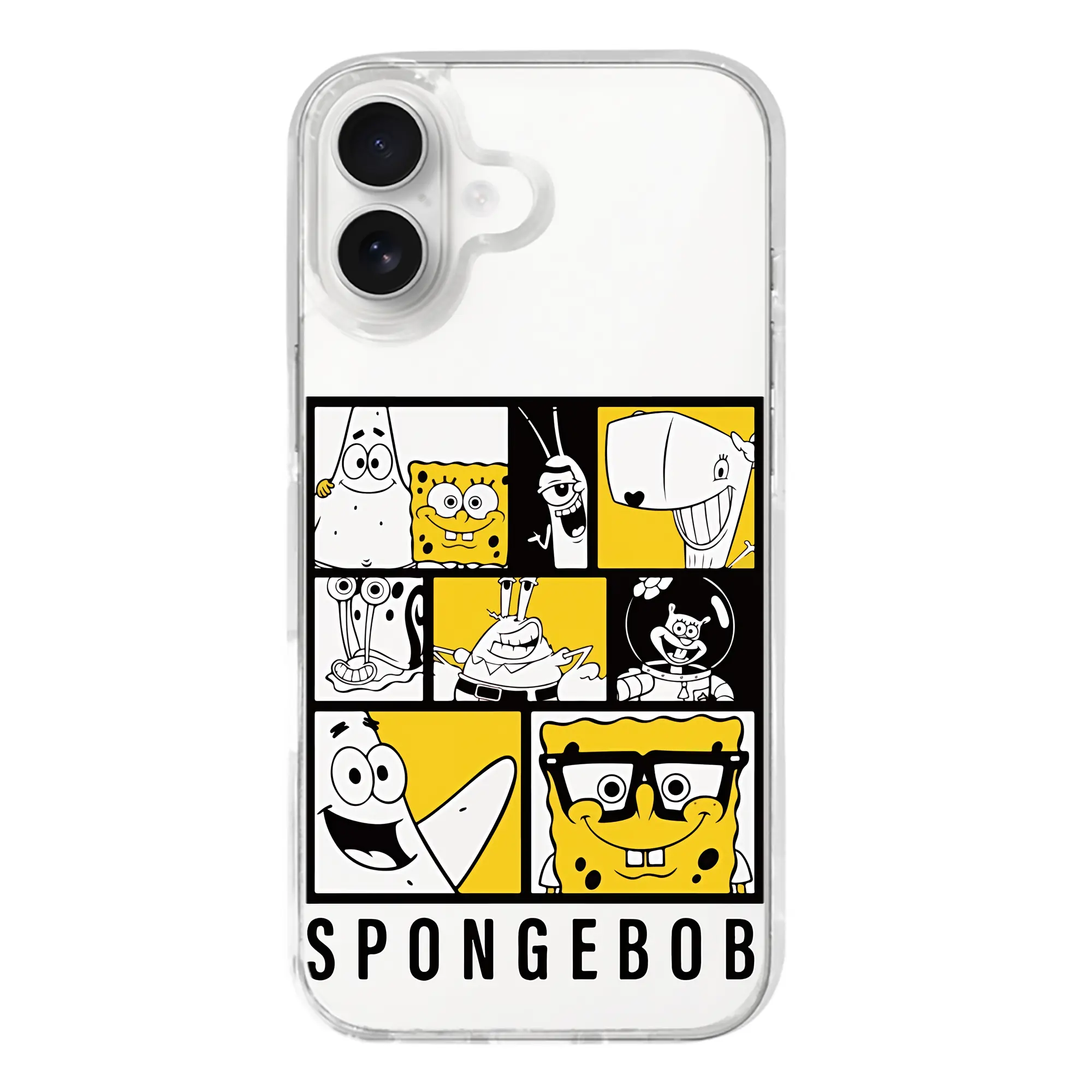 スポンジボブ グッズ スポンジボブ - iPhone 17シリーズ 透明スマホケース – 薄型・耐衝撃・精密フィット保護カバー